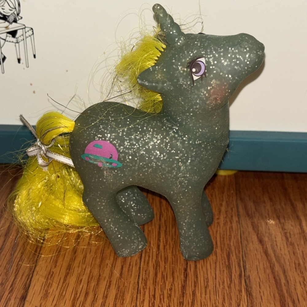 MLP G1 My Little Pony Vintage 1984 Unicorn Sparkle Pony Star Hopper, RARE!
